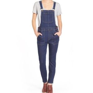 Madewell Skinny Overalls in Judd Wash